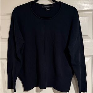 French Connection Women's Navy Crewneck Sweater
